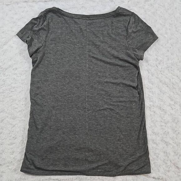Motherhood Maternity Nursing Top Gray Black Womens Small - Picture 5 of 8